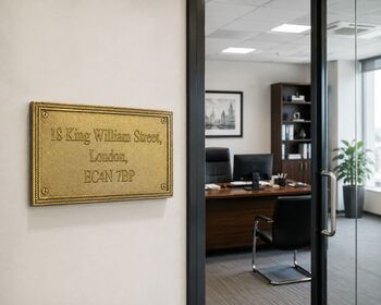 Personalised Solid Brass Memorial And House Address Plaques, 4 of 6