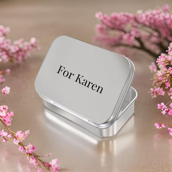 Personalised Love Heart Teabags With Tin, 2 of 3