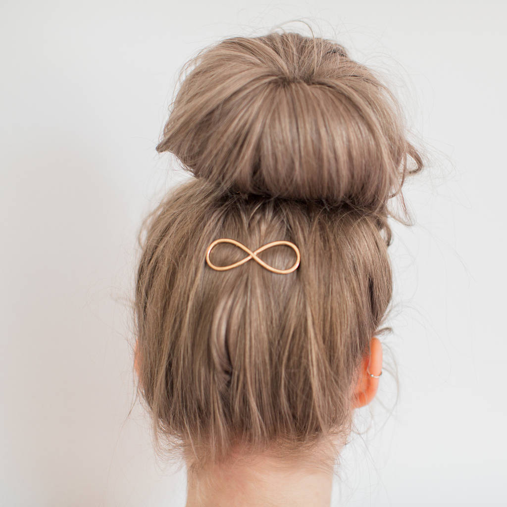 Gold Infinity Hair Clip, 1 of 4