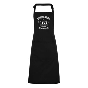 Birthday Apron 30th/40th/50th/60th/70th Birthday Gift, 4 of 6