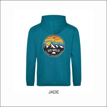 Personalised Go Wild And Explore Hoodie, 7 of 11