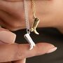 Personalised Cowboy Boot Necklace, thumbnail 1 of 9