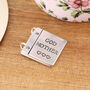 Godmother Keepsake Christening Gift Pewter Mini Folding Card, thumbnail 3 of 7
