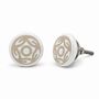 Minimalist Floral Round Shaped Drawer Knob, thumbnail 1 of 7