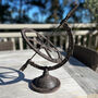 Cast Iron Garden Armillary Sundial, thumbnail 4 of 8