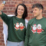 Mr And Mrs Claus Personalised Photo Jumper, thumbnail 1 of 3