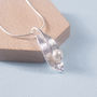 Silver Leaf Pearl Pendant, thumbnail 2 of 4