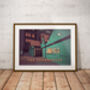The Sugarhouse Lancaster Travel Poster Art Print, thumbnail 6 of 8