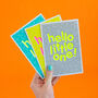 Hello Little One! Handmade Cards Multipack Of Three, thumbnail 1 of 10