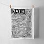 Bath Landmarks Tea Towel, thumbnail 1 of 2