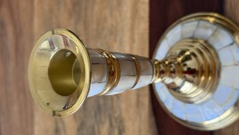 Set Of Two Vintage Style Tapered Candle Holder, 2 of 7