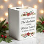 Personalised Christmas Wooden Tealight Holder, thumbnail 1 of 5