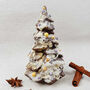 White Chocolate Snow Gold Chocolate Christmas Tree, thumbnail 2 of 9