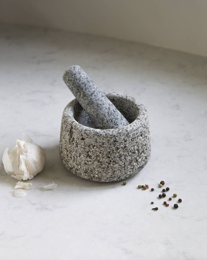 Granite Pestle And Mortar By Garden Trading