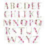 Personalised Floral Initial Letter Print, thumbnail 7 of 7