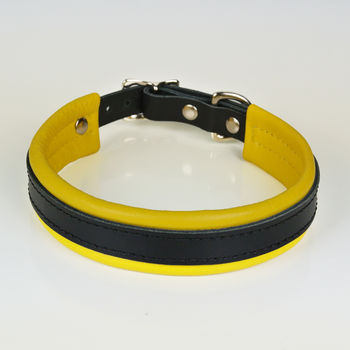 Handcrafted Padded Leather Dog Collar, 6 of 9