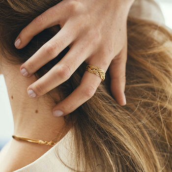 Chunky Braided Open Ring, 10 of 12