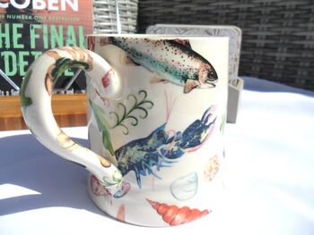 Tankard Mug In Seashore Design, 9 of 11