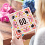 Floral 60th Birthday Age Card Sent Direct, thumbnail 1 of 3