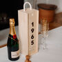 Personalised 3D Birth Year Bottle Box, thumbnail 5 of 8