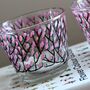Blossom Hand Painted Glass Tea Light Holders, thumbnail 7 of 11