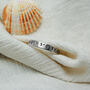Personalised Sterling Silver Engraved Band Ring, thumbnail 10 of 11