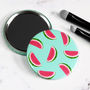 Watermelon Pocket Compact Mirror, thumbnail 1 of 3