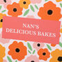 Personalised Bright Floral Baking Cake Tin Gift For Her, thumbnail 2 of 3