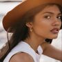 Reef Hoop Earrings, thumbnail 2 of 3