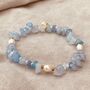 Heartsease Aquamarine Bracelet, thumbnail 2 of 6