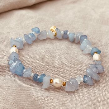 Heartsease Aquamarine Bracelet, 2 of 6