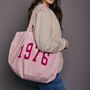 Personalised Varsity Year Vintage Tote Bag, thumbnail 3 of 5