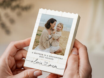 Personalised Mummy And Daughter Photo Block Keepsake, Mother's Day And Birthday Gift For Mum, 11 of 12