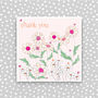 Thank You Card Pink Florals, thumbnail 1 of 3