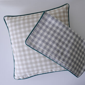 Personalised Plaid Pattern Cushion, 6 of 10