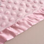 New Born Baby Girl Personalised Blanket, thumbnail 7 of 10