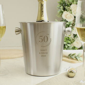 Personalised Date Ice Bucket, 5 of 8