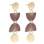 Aditi Sunrise Earrings, Red, thumbnail 4 of 4