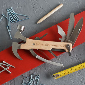 Personalised Father's Day Hammer Multi Tool Kit, 11 of 12