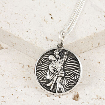 Storm Guardian Small Silver Saint Christopher, 6 of 11