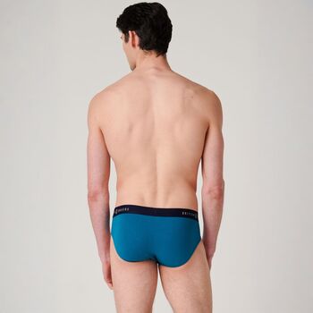 Men's 'Summertime Blues' Three Pack Cotton Briefs, 6 of 10