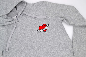 Embroidered Dog Mama Heart Hoodie, 5 of 5
