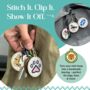 You Make Life Purr Fect Mini Matchbox Cross Stitch Kit, thumbnail 3 of 12