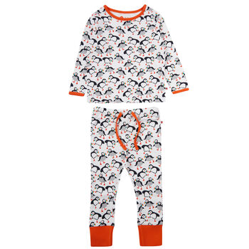 Puffin Pyjamas For Kids | Certified Organic, 3 of 10