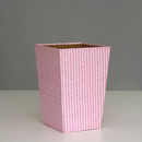 recycled pastel geometric waste paper bin large by heart & parcel ...
