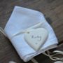 Diy Personalised White Ceramic Hearts, thumbnail 4 of 6