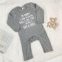 Mummy/Daddy Is Going To Teach Me… Personalised Babygrow, thumbnail 5 of 8