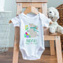 Personalised Bunny Design Kids Easter T Shirt With Name, thumbnail 6 of 6
