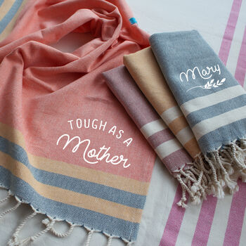 Personalised Cotton Kitchen Towels, Christmas Gift Set, 6 of 11