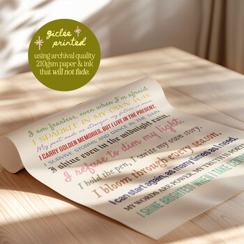 Personalised Taylor Swift Inspired Affirmation Print, 4 of 12